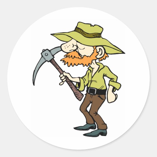 Prospector Runder Aufkleber (Vorderseite)
