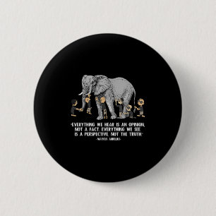Prospektivquote Marcus Aurelius Elephant Illustr Button