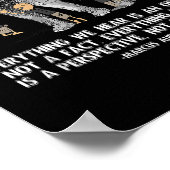 Prospektivquote Marcus Aurelius Elephant Illustr Poster (Ecke)