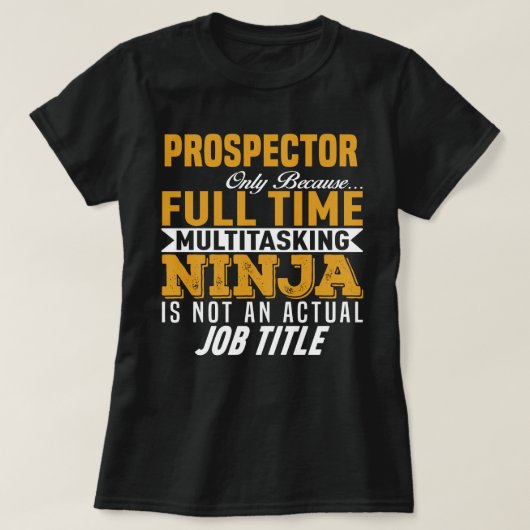 Prospektor T-Shirt (Design vorne)
