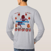Prosperität in blühendem Grau T-Shirt (Rückseite)