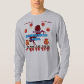 Prosperität in blühendem Grau T-Shirt (Vorderseite)