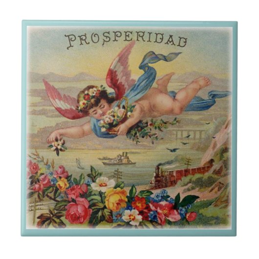 Prosperity Angel prosperidad Kachel (Vorderseite)
