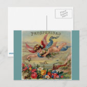 Prosperity Angel (Prosperidad) Postkarte (Vorne/Hinten)