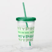 Prosperity Bible Verse Sprichwörter Acryltrinkbecher (Links)