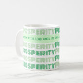 Prosperity Bible Verse Sprichwörter Kaffeetasse (Vorderseite Links)