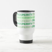 Prosperity Bible Verse Sprichwörter Reisebecher (Vorderseite Links)
