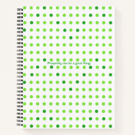 Prosperity can be a good thing, journal notebook notizblock