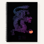 Prosperity Chinese Dragon Uni Notebook Notizblock (Vorderseite)
