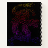 Prosperity Chinese Dragon Uni Notebook Notizblock (Rückseite)