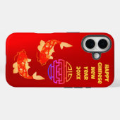Prosperity Koi Chinesisch Neujahr iPhone 16 Fall Case-Mate iPhone Hülle (Rückseite (Horizontal))