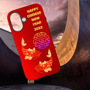 Prosperity Koi Chinesisch Neujahr iPhone 16 Fall iPhone 16 Hülle