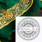 Prosperity Mandala Custom Rücksendeadresse Gummistempel