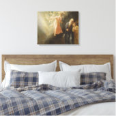Prospero, Miranda und Ariel, aus "The Tempest", c Leinwanddruck (Insitu (Schlafzimmer))