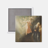 Prospero, Miranda und Ariel, aus "The Tempest", c Magnet (Vorderseite/Rückseite)