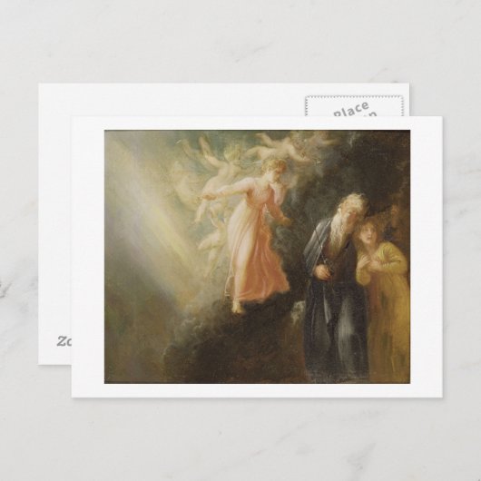 Prospero, Miranda und Ariel, aus "The Tempest", c Postkarte (Vorne/Hinten)