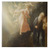 Prospero, Miranda und Ariel, "vom Sturm", c Fliese (Vorderseite)