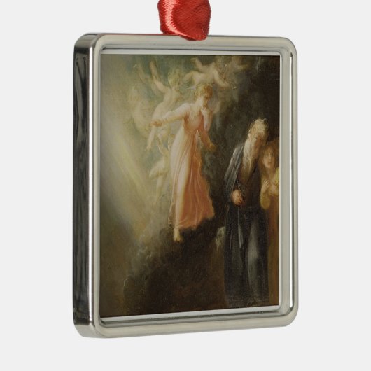 Prospero, Miranda und Ariel, "vom Sturm", c Silbernes Ornament (Rechts)