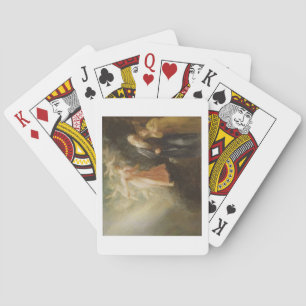 Prospero, Miranda und Ariel, "vom Sturm", c Spielkarten