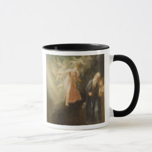 Prospero, Miranda und Ariel, "vom Sturm", c Tasse