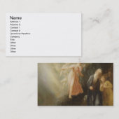 Prospero, Miranda und Ariel, "vom Sturm", c Visitenkarte (Vorne/Hinten)