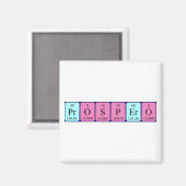 Prospero Periodenmagnet Magnet (Vorderseite/Rückseite)