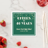Prost! 40-Jahres-Klassentreffen Serviette (Beispiel)
