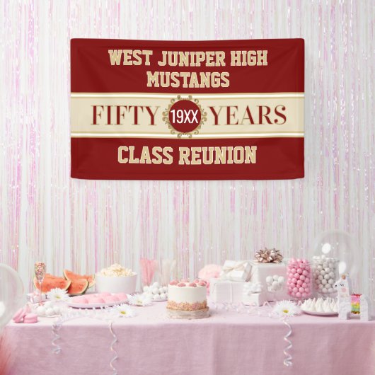 Prost! 50. Jubiläumsbanner Banner (Party)