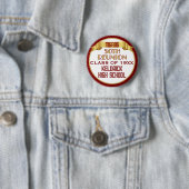 Prost! 50. Klassentreffen individuelle Anstecknade Button (Beispiel)