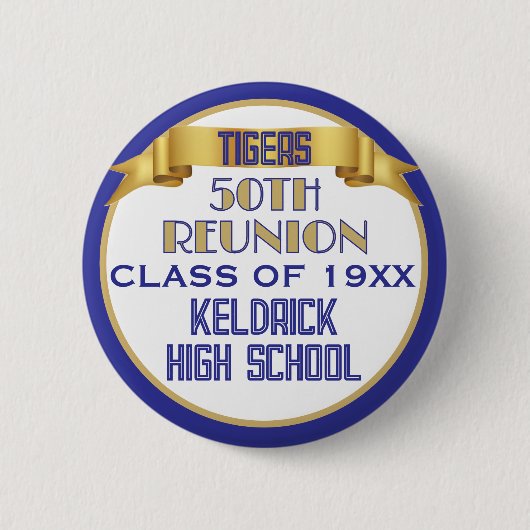 Prost! 50. Klassentreffen individuelle Tasten Button (Vorderseite)