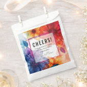 PROST! Anemone Dreamscape Wedding Geschenktütchen (Ausgeschnitten)