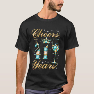 Prost auf 41 Jahre 41. Geburtstagsfeier Frau Prinz T-Shirt