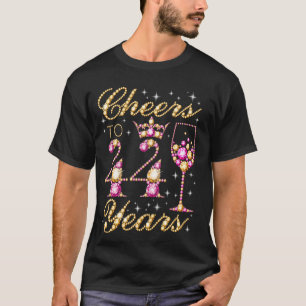 Prost auf 44 Jahre 44. Geburtstagsfeier Frau Prinz T-Shirt