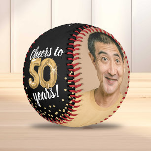 Prost auf 50 Jahre - 50. Geburtstagsfoto Baseball