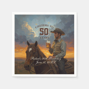 Prost auf 50 Jahre Serviette