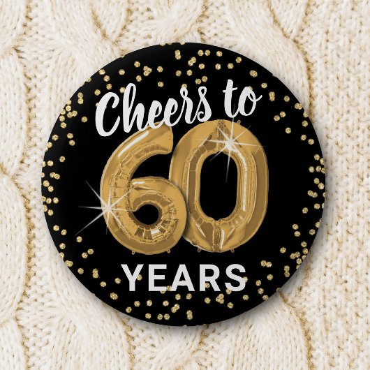 Prost auf 60 Jahre | 60. Geburtstag Button