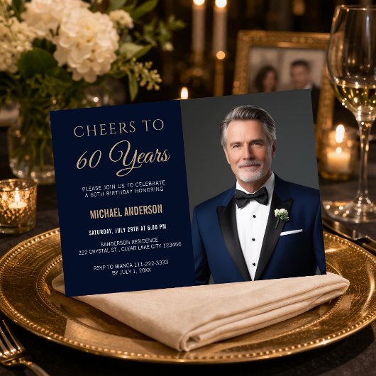 Prost auf 60 Jahre Einladung