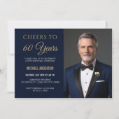 Prost auf 60 Jahre Einladung (Vorderseite)