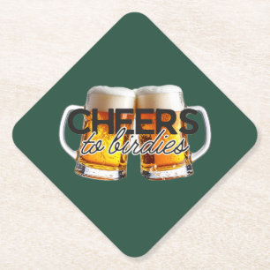 Prost auf Birdies Golfplatz Restaurants Bars Untersetzer