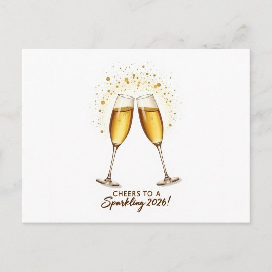 Prost auf das prächtige 2026 Einladung (Vorderseite)