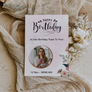 Prost auf dich an deinem besonderen Tag Karte