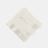 Prost auf die Liebe Hochzeitsserviette Serviette (Ecke)
