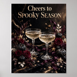 Prost auf die unheimliche Jahreszeit Elegante Hall Poster