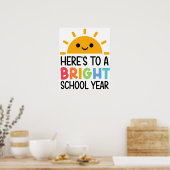 Prost auf ein helles Schuljahr Poster (Küche)