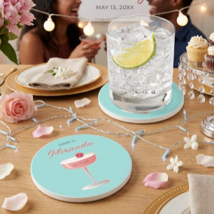 Prost auf [Name] Personalisierte Party Getränkeuntersetzer