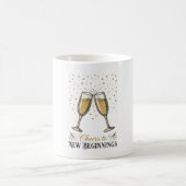 Prost auf Neuanfänge Kaffeetasse (Mittel)