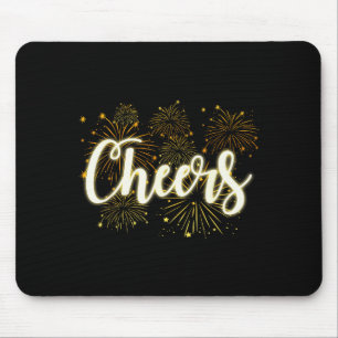 Prost aufs neue Jahr 2026 Frohes Neues Jahr Pa Mousepad