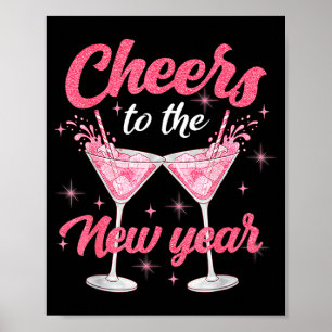 Prost aufs neue Jahr Frohes neues Jahr 2026 Countd Poster