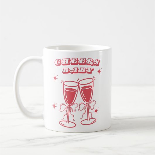 Prost Baby Champagner-Tasse Kaffeetasse (Links)