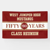 Prost! Banner zum 50. Klassentreffen (Horizontal)